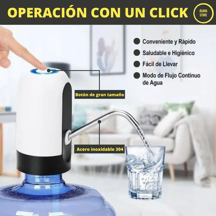 DISPENSADOR DE AGUA ELECTRICO RECARGABLE 💧