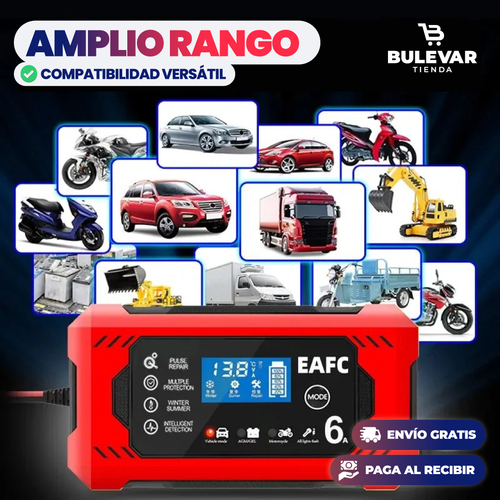 CARGADOR DE BATERIA PARA CARRO | PORTATIL🛻