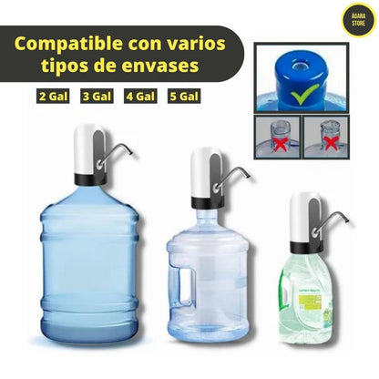 DISPENSADOR DE AGUA ELECTRICO RECARGABLE 💧