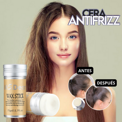 BARRA DE CERA PARA CABELLO - ELIMINA EL FRIZZ 😍