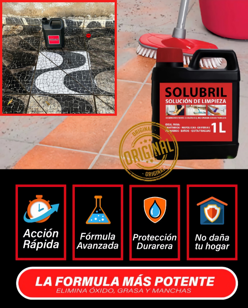 SOLUBRIL ORIGINAL 1 LT | LIMPIEZA PROFUNDA EN MINUTOS